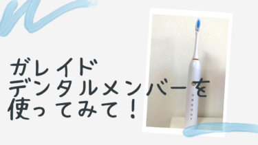 【口コミ】電動歯ブラシが欲しくなったらコレ！ガレイドデンタルメンバーが最高すぎた話